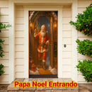 Transforma tu Puerta con JingleDoor – Cubierta Elástica Navideña