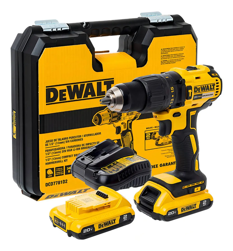 TALADRO DEWALT + 2 BATERIAS GRATIS