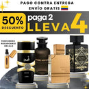 Compra 2 y llévate 4 -  KIT 4 PERFUMES + REGALO ( Lattafa Oud For Glory, Lattafa Asad, Al Haramain, Ombre Nomade)