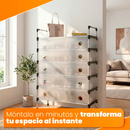 Organizador de Zapatos SmartOrganizer 6 Compartimentos Vertical Acero Inoxidable